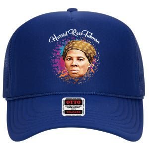 Black 'S History Month Harriet Ross Tub Gift High Crown Mesh Back Trucker Hat