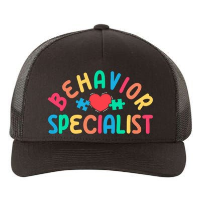 Behavior Specialist Heart Behavioral Specialist Yupoong Adult 5-Panel Trucker Hat