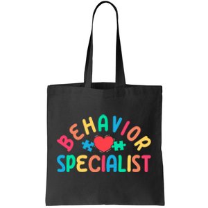 Behavior Specialist Heart Behavioral Specialist Tote Bag