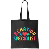 Behavior Specialist Heart Behavioral Specialist Tote Bag