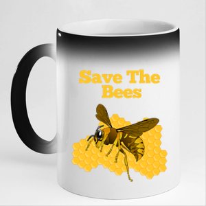 Bees Sweet Honey Clothing Clothes Gift 11oz Black Color Changing Mug