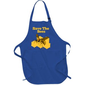 Bees Sweet Honey Clothing Clothes Gift Full-Length Apron With Pockets