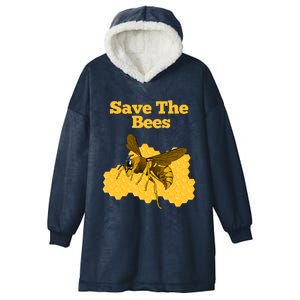 Bees Sweet Honey Clothing Clothes Gift Hooded Wearable Blanket