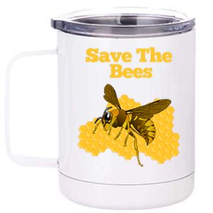 Bees Sweet Honey Clothing Clothes Gift 12 oz Stainless Steel Tumbler Cup