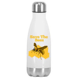 Bees Sweet Honey Clothing Clothes Gift Stainless Steel Insulated Water Bottle