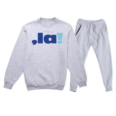 Bittersoutherner Say It 24 La Premium Crewneck Sweatsuit Set