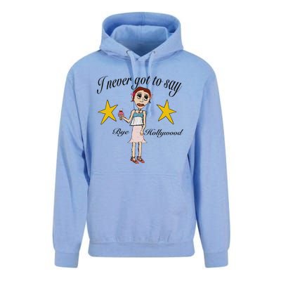 Byehollywood Shop I Never Got To Say Bye Hollywood Unisex Surf Hoodie