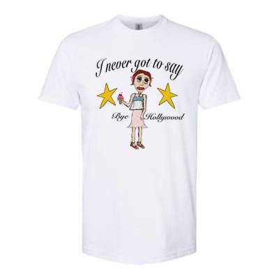 Byehollywood Shop I Never Got To Say Bye Hollywood Softstyle CVC T-Shirt