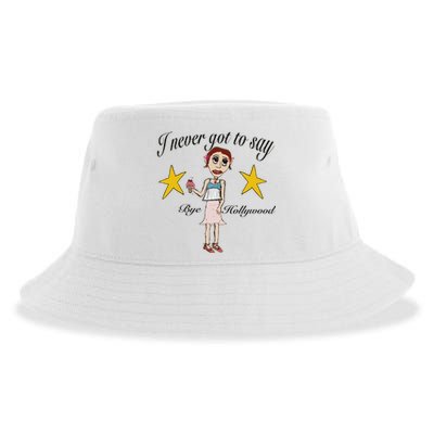 Byehollywood Shop I Never Got To Say Bye Hollywood Sustainable Bucket Hat