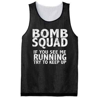 Bomb Squad If You See Me Running EOD Mesh Reversible Basketball Jersey Tank