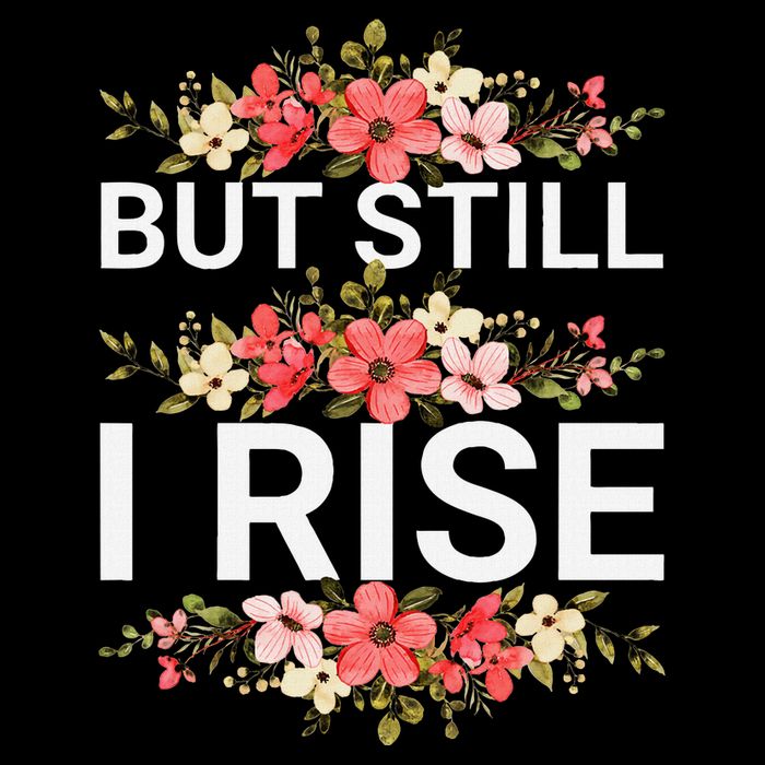 But Still I Rise Inspiration Quote Black Women Queen 16 in Basic Backpack