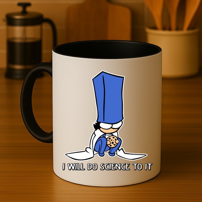 Biscuit Science I Will Do Science To It Mug