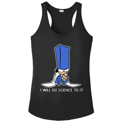 Biscuit Science I Will Do Science To It Ladies PosiCharge Competitor Racerback Tank