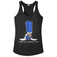 Biscuit Science I Will Do Science To It Ladies PosiCharge Competitor Racerback Tank