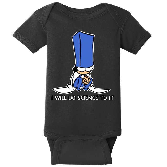 Biscuit Science I Will Do Science To It Baby Bodysuit