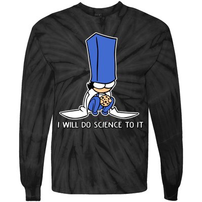 Biscuit Science I Will Do Science To It Tie-Dye Long Sleeve Shirt