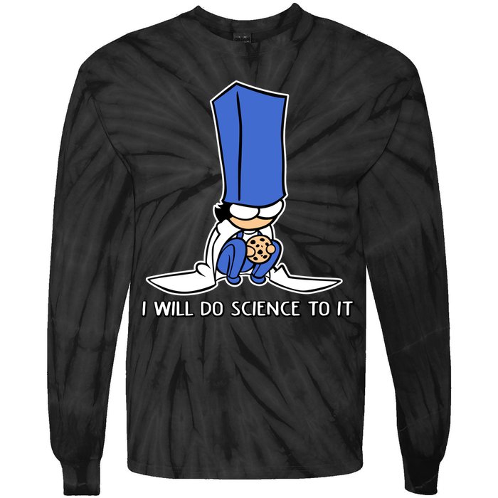 Biscuit Science I Will Do Science To It Tie-Dye Long Sleeve Shirt