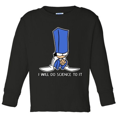 Biscuit Science I Will Do Science To It Toddler Long Sleeve Shirt