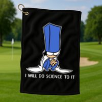 Biscuit Science I Will Do Science To It Golf Towel