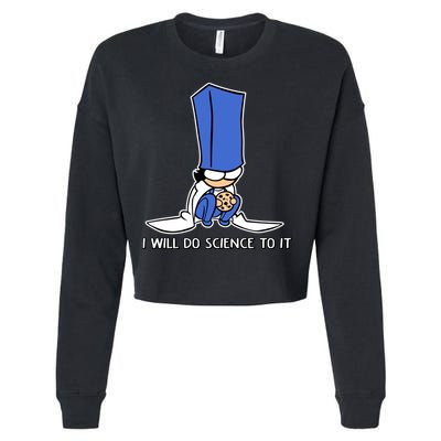 Biscuit Science I Will Do Science To It Cropped Pullover Crew
