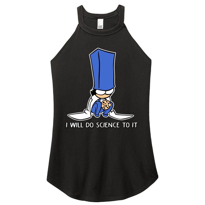 Biscuit Science I Will Do Science To It Women's Perfect Tri Rocker Tank
