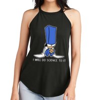Biscuit Science I Will Do Science To It Women's Perfect Tri Rocker Tank