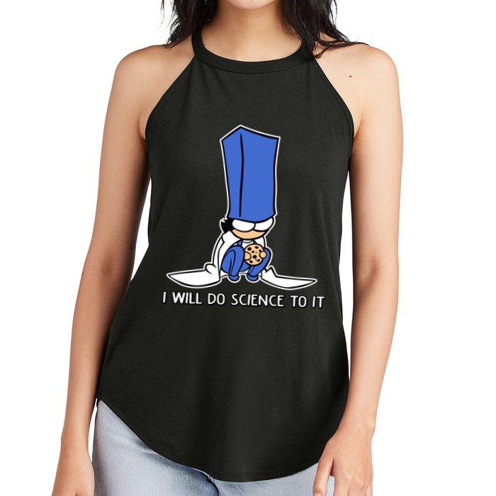 Biscuit Science I Will Do Science To It Women's Perfect Tri Rocker Tank