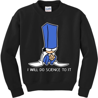 Biscuit Science I Will Do Science To It Kids Sweatshirt