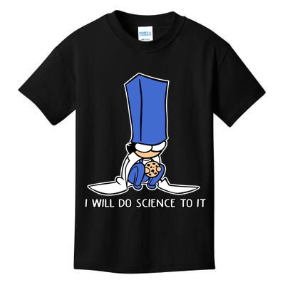 Biscuit Science I Will Do Science To It Kids T-Shirt