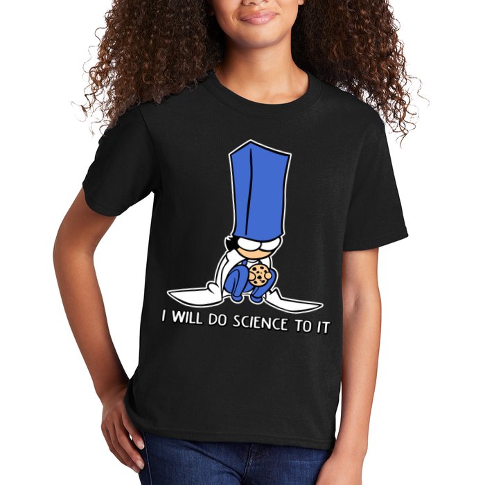 Biscuit Science I Will Do Science To It Kids T-Shirt