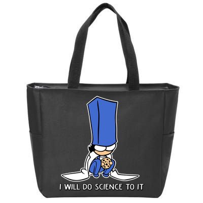 Biscuit Science I Will Do Science To It Zip Tote Bag