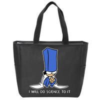 Biscuit Science I Will Do Science To It Zip Tote Bag