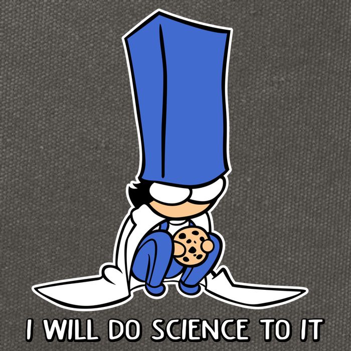 Biscuit Science I Will Do Science To It Cotton Canvas Backpack