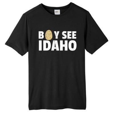 Boy See Idaho Design Boise Idaho Graphic Idaho Home Print Tall Fusion ChromaSoft Performance T-Shirt