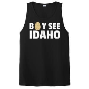 Boy See Idaho Design Boise Idaho Graphic Idaho Home Print PosiCharge Competitor Tank