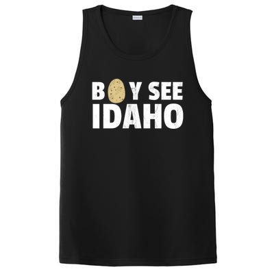 Boy See Idaho Design Boise Idaho Graphic Idaho Home Print PosiCharge Competitor Tank