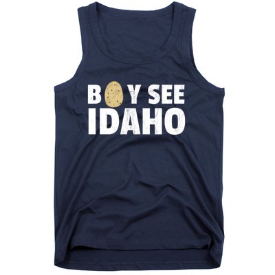 Boy See Idaho Design Boise Idaho Graphic Idaho Home Print Tank Top