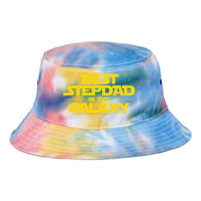 Best Stepdad In The Galaxy Stepfather Bonus Dad Fatherhood Tie Dye Newport Bucket Hat