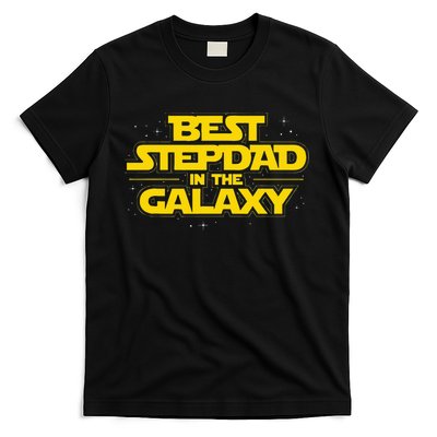 Best Stepdad In The Galaxy Stepfather Bonus Dad Fatherhood T-Shirt