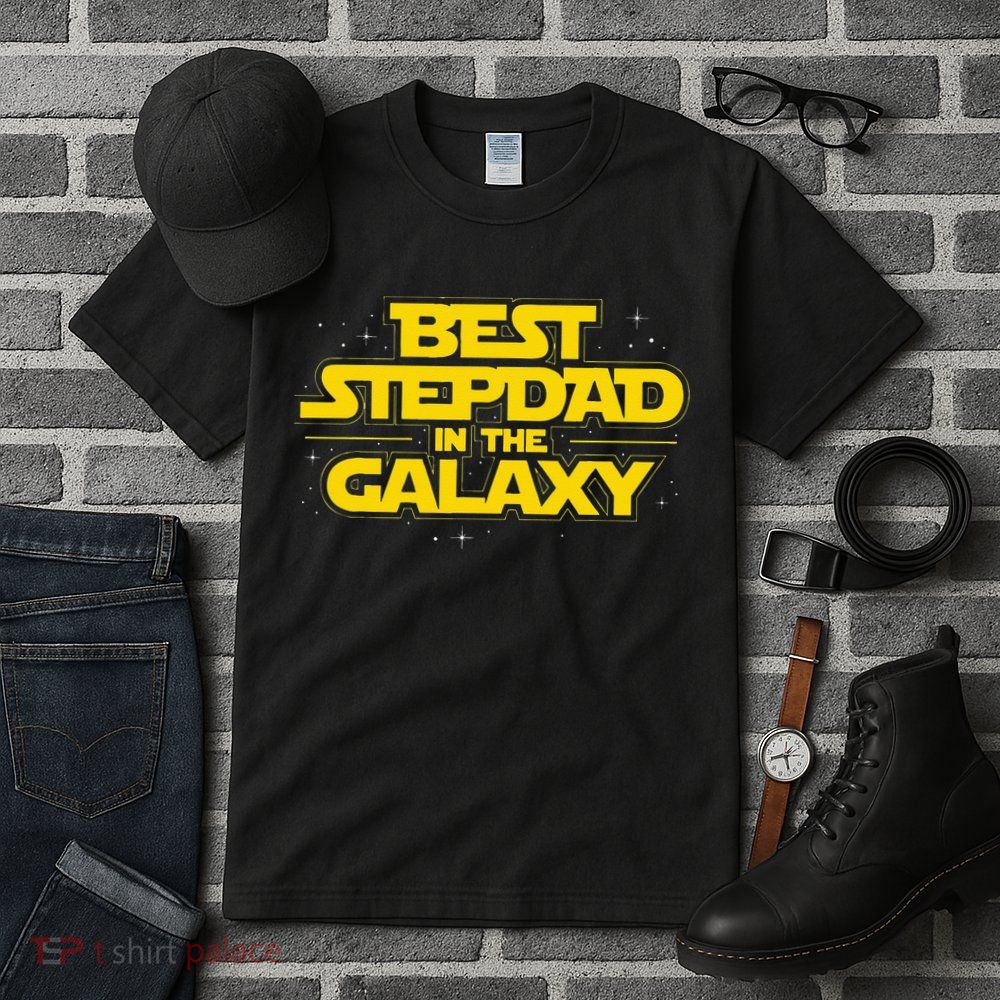 Best Stepdad In The Galaxy Stepfather Bonus Dad Fatherhood Tall T-Shirt