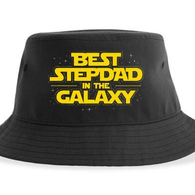 Best Stepdad In The Galaxy Stepfather Bonus Dad Fatherhood Sustainable Bucket Hat