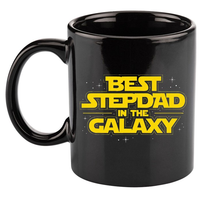 Best Stepdad In The Galaxy Stepfather Bonus Dad Fatherhood 11oz C Handle Ceramic Mug