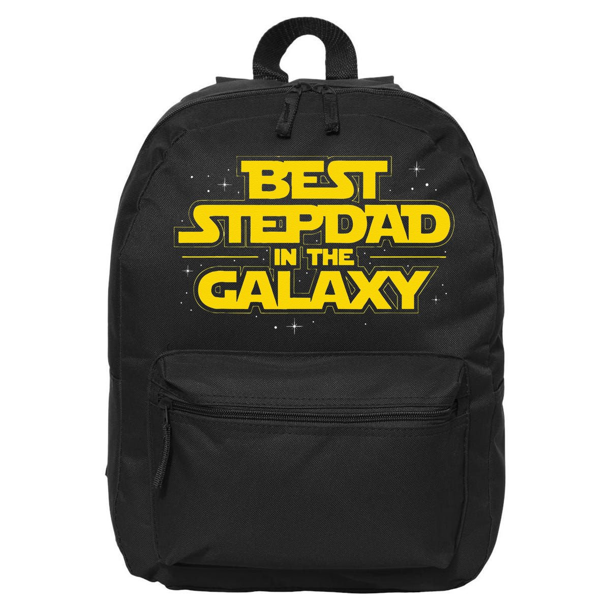 Best Stepdad In The Galaxy Stepfather Bonus Dad Fatherhood 16 in Basic Backpack