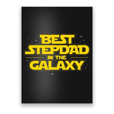 Best Stepdad In The Galaxy Stepfather Bonus Dad Fatherhood Poster