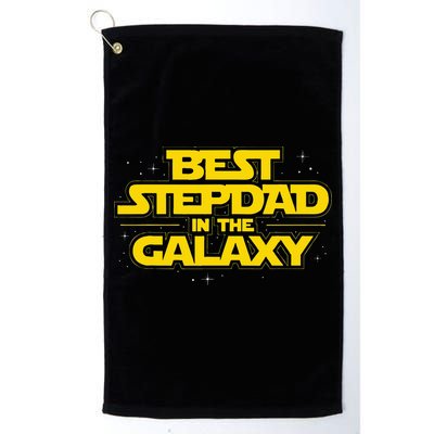 Best Stepdad In The Galaxy Stepfather Bonus Dad Fatherhood Golf Towel