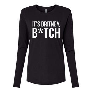 B.R.I.T.N.Ey S.P.E.A.R.S Its Britney Womens Cotton Relaxed Long Sleeve T-Shirt