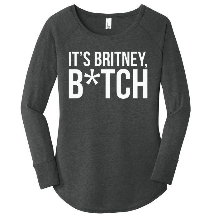 B.R.I.T.N.Ey S.P.E.A.R.S Its Britney Women's Perfect Tri Tunic Long Sleeve Shirt