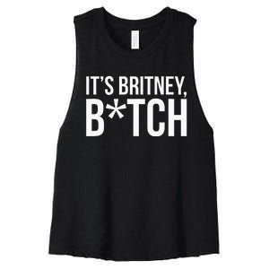 B.R.I.T.N.Ey S.P.E.A.R.S Its Britney Women's Racerback Cropped Tank