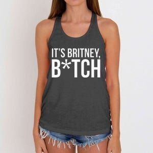 B.R.I.T.N.Ey S.P.E.A.R.S Its Britney Women's Knotted Racerback Tank