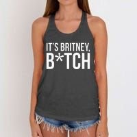 B.R.I.T.N.Ey S.P.E.A.R.S Its Britney Women's Knotted Racerback Tank